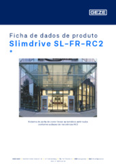 Slimdrive SL-FR-RC2  * Ficha de dados de produto PT