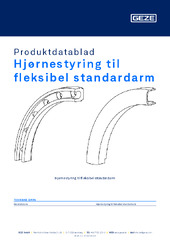 Hjørnestyring til fleksibel standardarm Produktdatablad DA