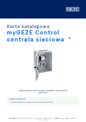 myGEZE Control centrala sieciowa  * Karta katalogowa PL