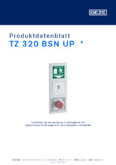 TZ 320 BSN UP  * Produktdatenblatt DE