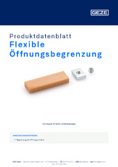 Flexible Öffnungsbegrenzung Produktdatenblatt DE