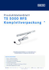 TS 5000 RFS Komplettverpackung  * Produktdatenblatt DE