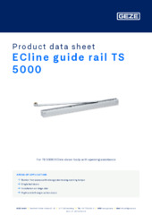ECline guide rail TS 5000 Product data sheet EN