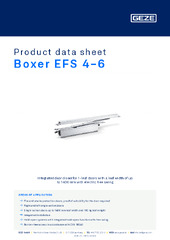 Boxer EFS 4-6 Product data sheet EN