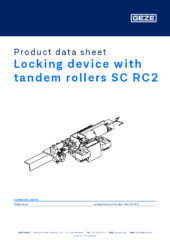 Locking device with tandem rollers SC RC2 Product data sheet EN