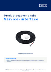 Service-interface Productgegevens tabel NL