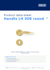 Handle LH 306 round  * Product data sheet EN