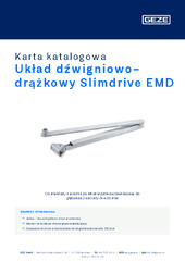 Układ dźwigniowo-drążkowy Slimdrive EMD Karta katalogowa PL