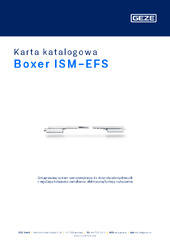 Boxer ISM-EFS Karta katalogowa PL