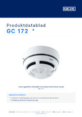 GC 172  * Produktdatablad DA
