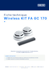 Wireless KIT FA GC 170  * Fiche technique FR