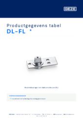 DL-FL  * Productgegevens tabel NL