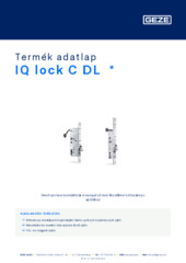 IQ lock C DL  * Termék adatlap HU