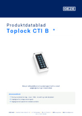 Toplock CTI B  * Produktdatablad NB