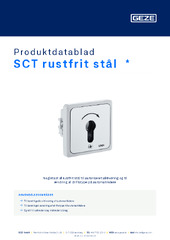 SCT rustfrit stål  * Produktdatablad DA