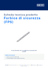 Forbice di sicurezza (FPS) Scheda tecnica prodotto IT