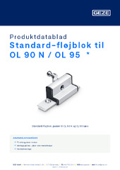 Standard-fløjblok til OL 90 N / OL 95  * Produktdatablad DA