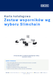 Zestaw wsporników wg wyboru Slimchain Karta katalogowa PL