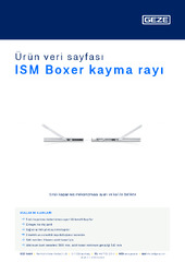 ISM Boxer kayma rayı Ürün veri sayfası TR