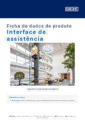 ServiceSchnittstelle Ficha de dados de produto PT