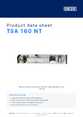 TSA 160 NT Product data sheet EN
