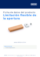 Limitación flexible de la apertura Ficha de datos del producto ES