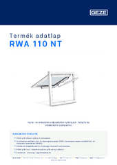 RWA 110 NT Termék adatlap HU