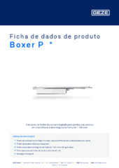 Boxer P  * Ficha de dados de produto PT