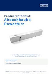 Abdeckhaube Powerturn Produktdatenblatt DE