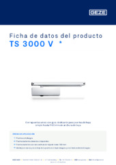 TS 3000 V  * Ficha de datos del producto ES