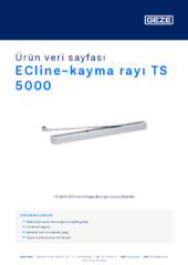 ECline-kayma rayı TS 5000 Ürün veri sayfası TR