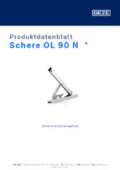 Schere OL 90 N  * Produktdatenblatt DE
