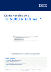 TS 5000 R ECline  * Karta katalogowa PL