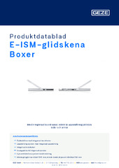 E-ISM-glidskena Boxer Produktdatablad SV