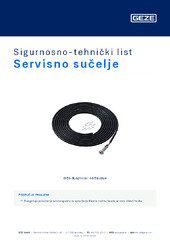 Servisno sučelje Sigurnosno-tehnički list HR