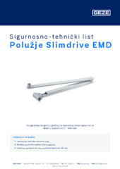 Polužje Slimdrive EMD Sigurnosno-tehnički list HR