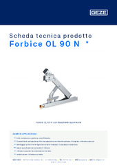 Forbice OL 90 N  * Scheda tecnica prodotto IT