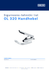 OL 320 Handhebel Sigurnosno-tehnički list HR