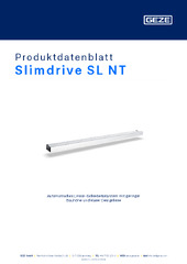 Slimdrive SL NT Produktdatenblatt DE