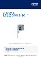 MBZ 300 N10  * 产品规格书 ZH