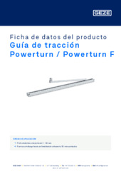 Guía de tracción Powerturn / Powerturn F Ficha de datos del producto ES