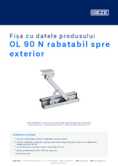 OL 90 N rabatabil spre exterior Fișa cu datele produsului RO