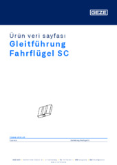 Gleitführung Fahrflügel SC Ürün veri sayfası TR