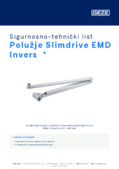 Polužje Slimdrive EMD Invers  * Sigurnosno-tehnički list HR