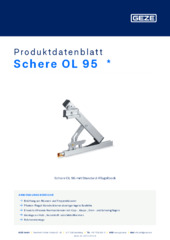 Schere OL 95  * Produktdatenblatt DE