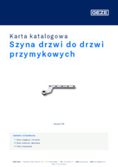 Szyna drzwi do drzwi przymykowych Karta katalogowa PL