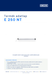 E 250 NT Termék adatlap HU