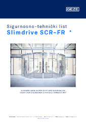 Slimdrive SCR-FR  * Sigurnosno-tehnički list HR