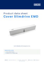 Cover Slimdrive EMD Product data sheet EN