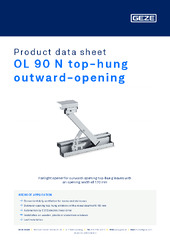 OL 90 N top-hung outward-opening Product data sheet EN